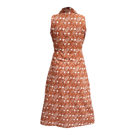 Rustic Bloom Button Dress