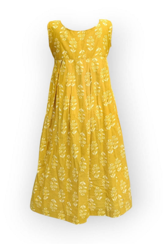 Dandelion Floral Printed Dress