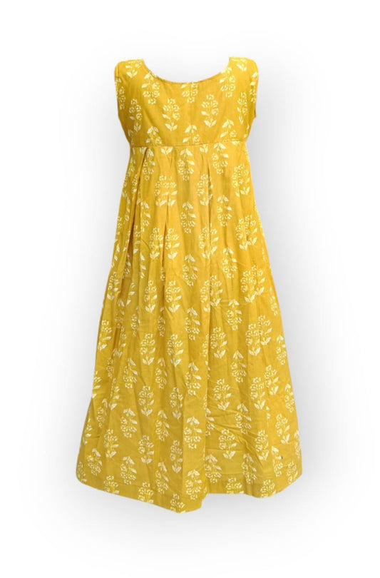 Dandelion Floral Printed Dress